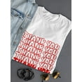 thumbnail image 3 of Thank You Thank You For Nothing Women White T-Shirt, Female Small, 3 of 4