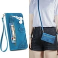 thumbnail image 1 of Case for iPhone 13 Pro Max Zipper Wallet Cover Lanyard Crossbody Neck Strap, 1 of 5