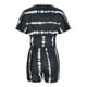 thumbnail image 5 of Traje de cintura con estampado floral de verano para mujer Traje casual de dos piezas a la moda Wmkox8yi bvn939, 5 of 9