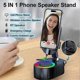 thumbnail image 4 of 5-in-1 Wireless Speaker with Live Broadcast Stand for Various Phone Models, 4 of 5
