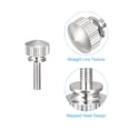 thumbnail image 4 of Tornillos moleteados para pulgar, pernos de hombro de latón M3x12mm, sujetadores de perillas de agarre, productos ornamentales niquelados 2 uds, 4 of 5