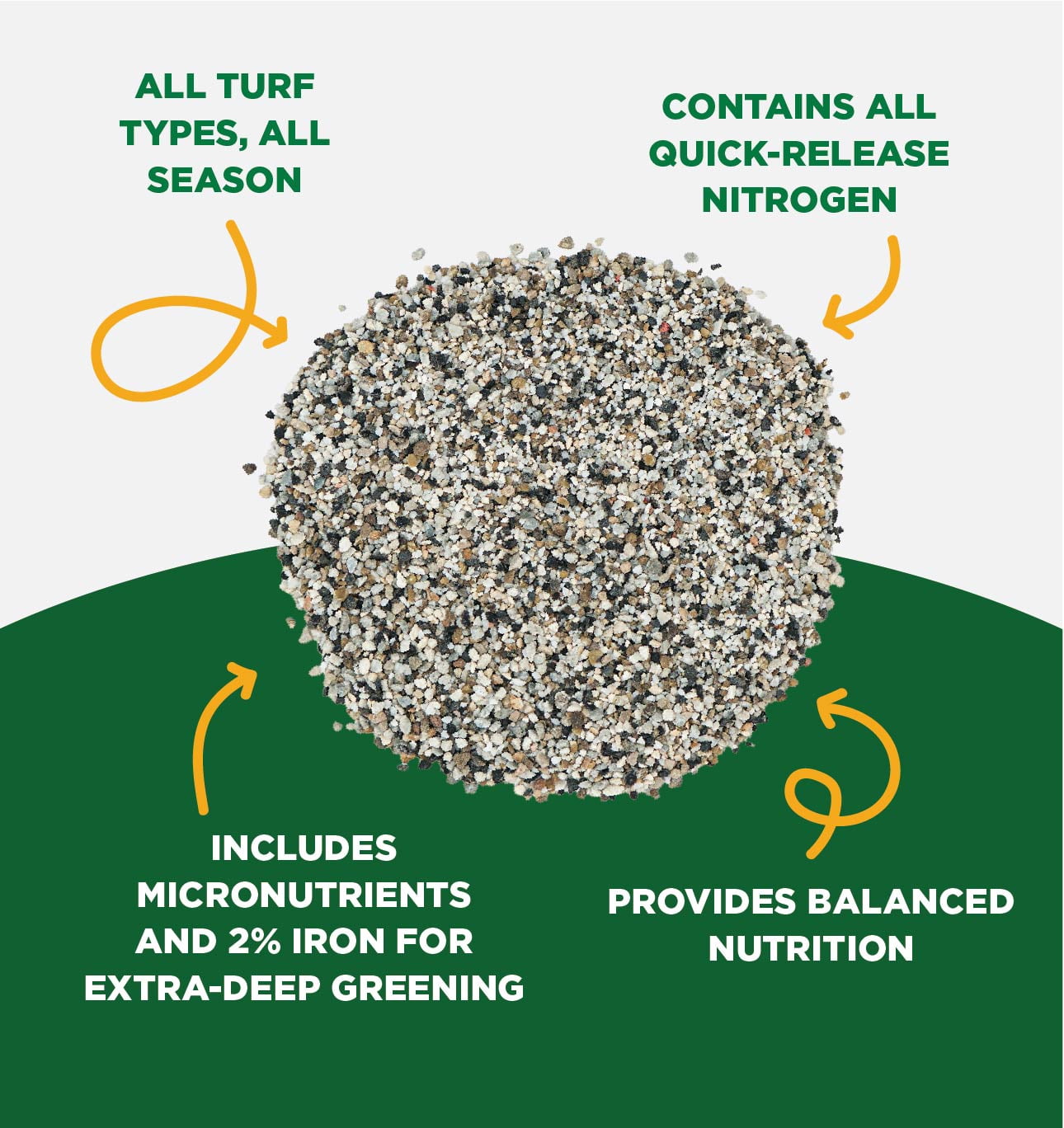 The Andersons PGF Balanced 10-10-10 Fertilizer with Micronutrients and 2% Iron (5,000 sq ft)