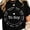 Black, variant on Women's Spanish Christian T Shirt, YO SOY Faith Graphic Tee, Inspirational Bible Verse Shirt, Religious Quote Short Sleeve Cotton Top