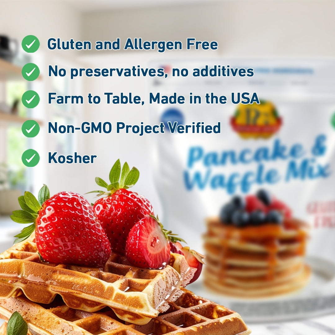Premium Gold Gluten Free Pancake & Waffle Mix 6 Pack