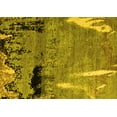 thumbnail image 1 of Ahgly Company Machine Washable Indoor Rectangle Abstract Yellow Modern Area Rugs, 2' x 5', 1 of 4