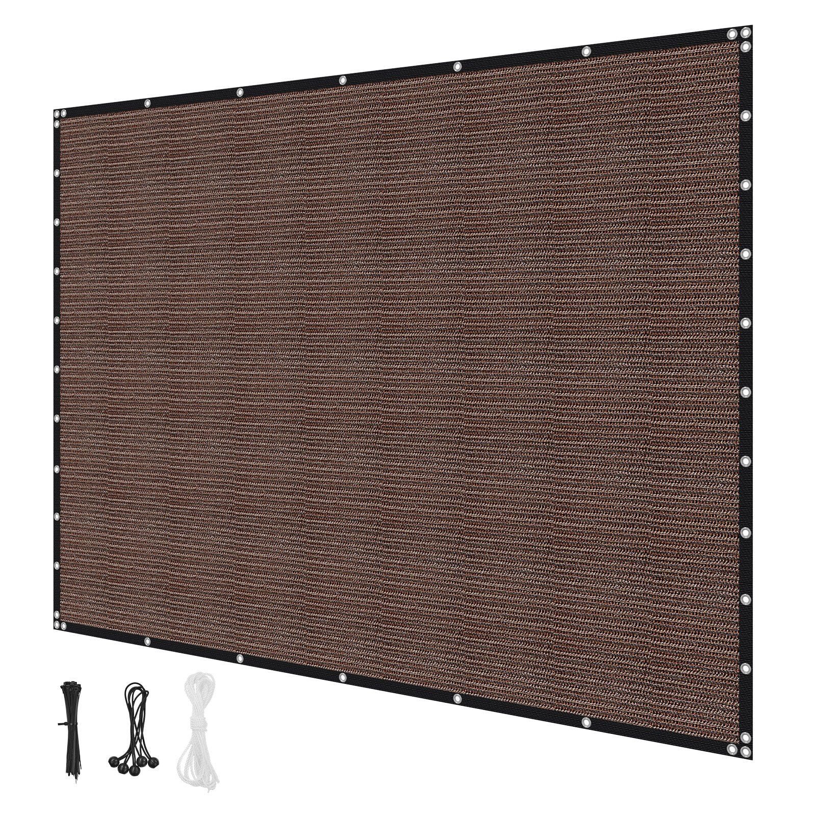 Outdoor Shade Cover 10x12ft, 90% Sun Block HDPE Cloth for Pergola, Privacy Screen, Garden & Patio