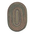 thumbnail image 2 of 9' Gray and Beige Handcrafted Round Braided Area Rug, 2 of 2