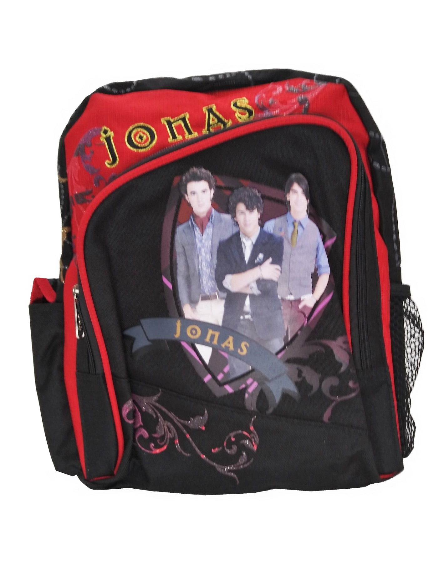 Jonas Brothers Retro Camp Rock Black Backpack With Built-in Speaker.  NWT Disney camp rock / jonas brothers and Demi | Mercari main image 3