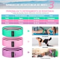thumbnail image 4 of Set De 3 Bandas Elasticas De Resistencia Para Yoga Y Ejercicio, 4 of 8