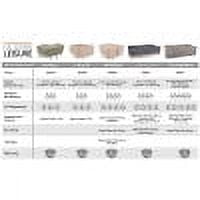 Modern Leisure Renaissance Ultralite Rect/Oval Patio Table & Chair Set Cover, 108"L x 64"W x 34"H, Gray