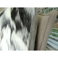 thumbnail image 4 of Thomas Collection Gray Black White Fox Faux Fur Throw Pillow - 17438, 4 of 5