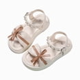 thumbnail image 4 of Godom Sandals for Toddler Girls Open Toe Cute Flats Dress Sandals Summer Shoes for Toddler Little Big Kid, 4 of 7