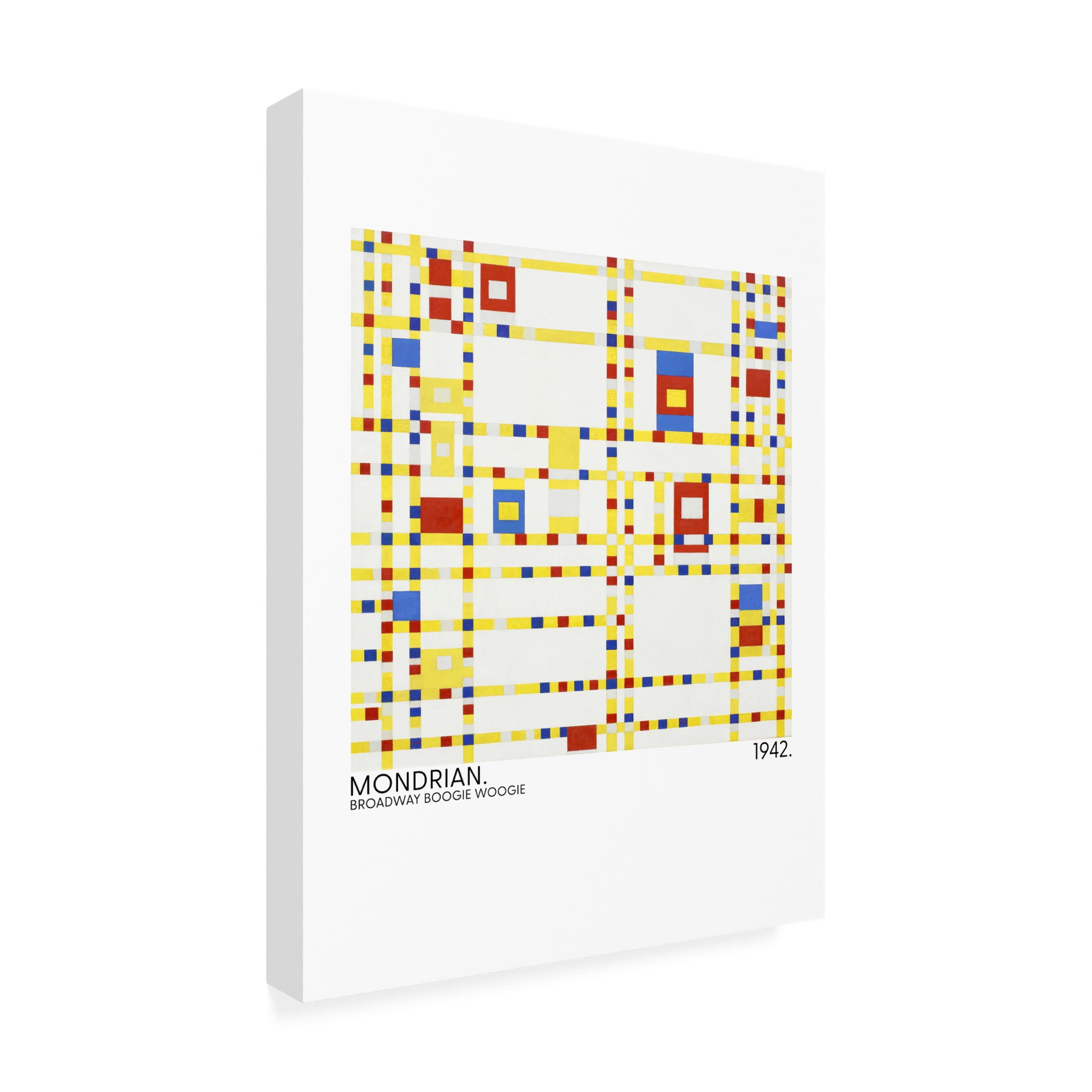 Trademark Fine Art Pictufy Broadway Boogie Woogie Canvas Wall Art