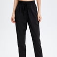 thumbnail image 3 of Pantalones deportivos holgados para mujer, para correr, hacer ejercicio, con cordón, cómodos y con bolsillos, 3 of 6
