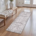 thumbnail image 4 of Washable Kitchen Runner Rug 2x5 ft, Non Slip Soft Low Profile Kitchen Rug with PVC Backing, Vintage Distressed Medallion Oriental Rug for Kitchen Sink, Hallway & Laundry Room, 4 of 6