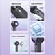 thumbnail image 5 of Ventilador Turbo Escritorio Potente Personal 100 Velocidades para Viajes Al Aire Libre () Blanco, 5 of 7