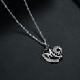 thumbnail image 6 of SFTING Mom Letter Heart Necklace in 925 Sterling Silver Cubic Zirconia Jewelry Love Necklace Mother's Day Birthday Gift for Women Mother, 6 of 10