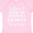 thumbnail image 4 of Inktastic Future Lawyer Like Daddy Boys or Girls Baby Bodysuit, 4 of 5
