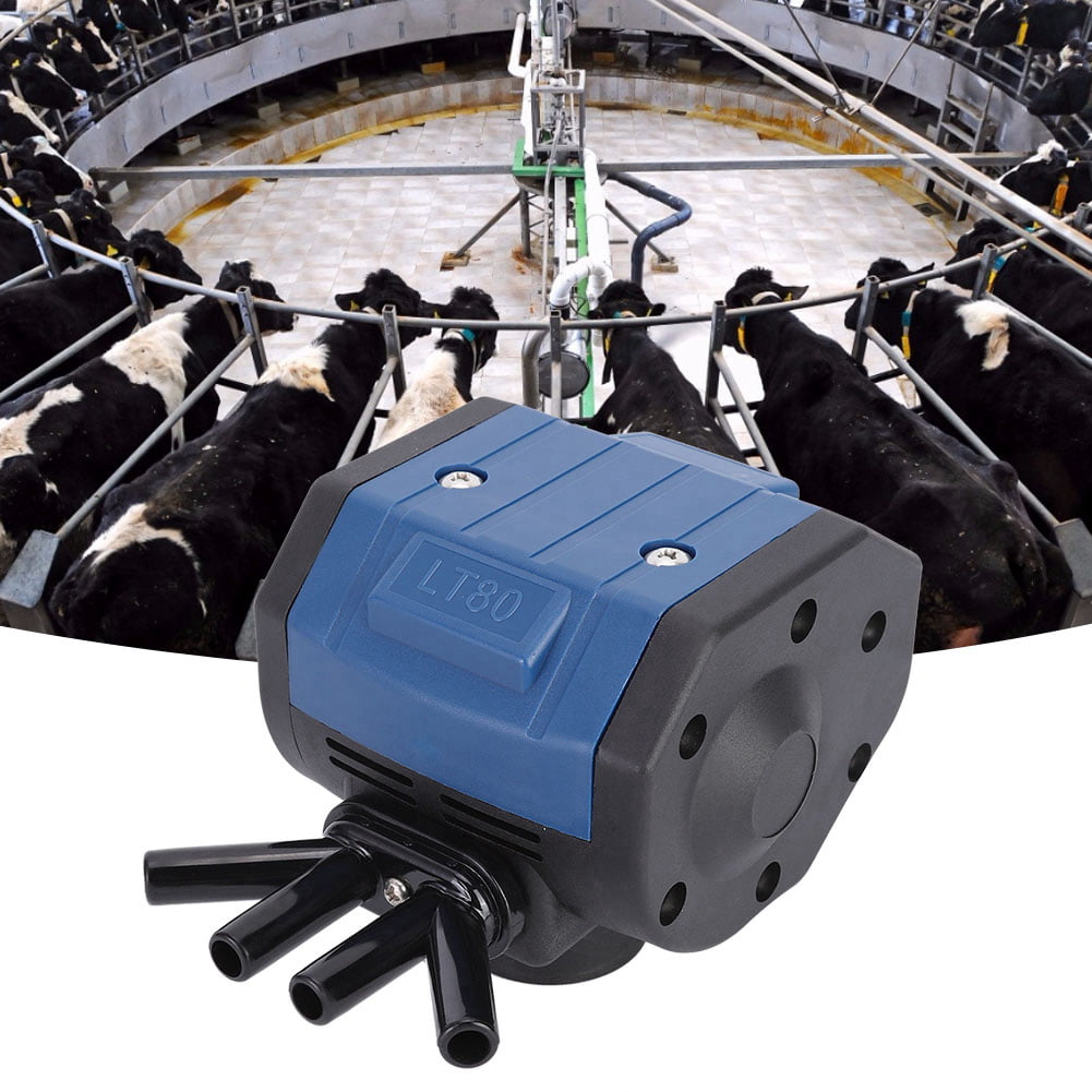 Universal 4 Outlets Milking Machine Air Pneumatic Pulsator For Cattle Goat Farm 