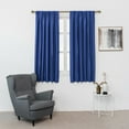 thumbnail image 3 of Sexy Dance Tie up Blackout Curtain for Bathroom Kitchen,Adjustable Balloon Roman Curtains for Small Window,Room Darkening Valance Shades Drapes Panel Rod Pocket,Blue,38" x 46", 3 of 7