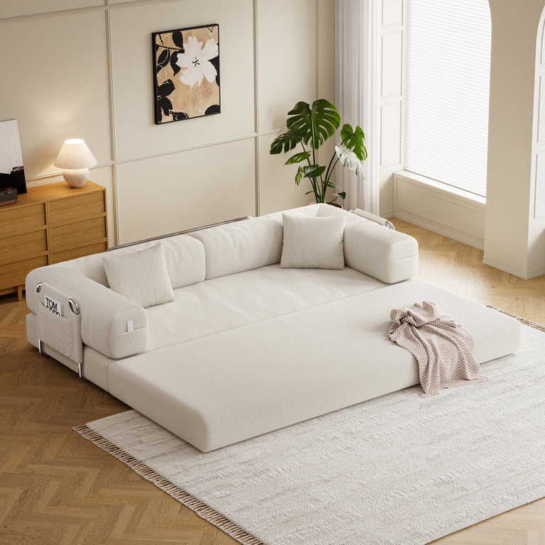 CARZZI LIFE Convertible Teddy Bear Sofa Bed 78.7 inch - Walmart.com