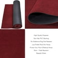 thumbnail image 2 of High-Quality Indoor/Outdoor Custom Size Carpet Runner Rug with Non-Slip PVC Backing 31'' wide x your choice of length Red Color, 2 of 5