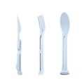 thumbnail image 2 of CRCMURE Food Clips Cutlery 4 Sets Portable Cutlery Set Spoon Fork Chopsticks Tableware Set For Celebrate Holidays Picnics Daily Use Travel Flatware Set(4 Colors), 2 of 4