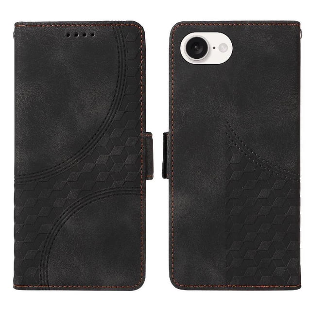 Funda GANGXUN para iPhone SE 2024 con diseño acolchado elegante, cuero PU, protección total y ajuste preciso