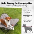 thumbnail image 4 of TRIXIE Elevated Camping Cot, Folding Dog Bed, Raised Travel Lounger for Small Dogs up to 35 Pounds, 4 of 6