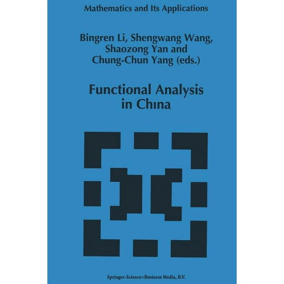 Mathematics and Its Applications Functional Analysis in China, Book 356, (Paperback)