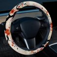 thumbnail image 2 of Tree Car Wheel Cover 14.5 Inch PVC Leather Steering Wheel Cover Printing Auto Accessories, 2 of 6