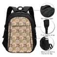thumbnail image 3 of Pofeuu Mandala Print Storage Laptop Backpack with USB Charging Port[Water Resistant] College Computer Bookbag Fits, 3 of 7