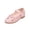 Pink, variant on Girls Solid Flat Soft Base Versatile Daily Casual Leather Shoes
