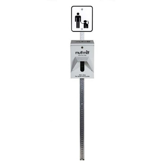 Mutt Mitt 1002 Dog Waste Dispenser Station 2-Ply, White