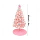 thumbnail image 3 of Adornos navideños, árbol de Navidad para mesa, mini árbol de Navidad artificial, árbol de Navidad DIY para niñas con luces LED y adornos colgantes, decoración navideña de escritorio., 3 of 6