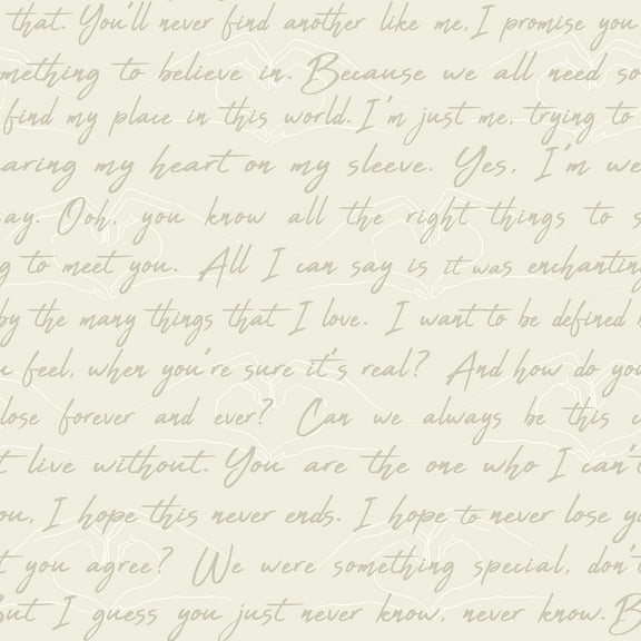 Love Letters Peel & Stick Wallpaper