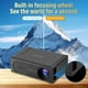 thumbnail image 5 of Miniproyector portátil LED para cine en casa, con cable, compatible con reproducción en pantalla de teléfono, decodificación HD de 1080p, conexión a interfaz HDMI/USB/audio. Miniproyector de plástico., 5 of 9