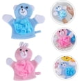 thumbnail image 3 of 2pcs Soft Baby Lovely Loofah Toddler Cartoon Puff Washcloths Ball Towels Cute Household Foaming Double- Wash Puppet Children Body Sponges Kids Loofahs for Animal Skin Bath, 3 of 5