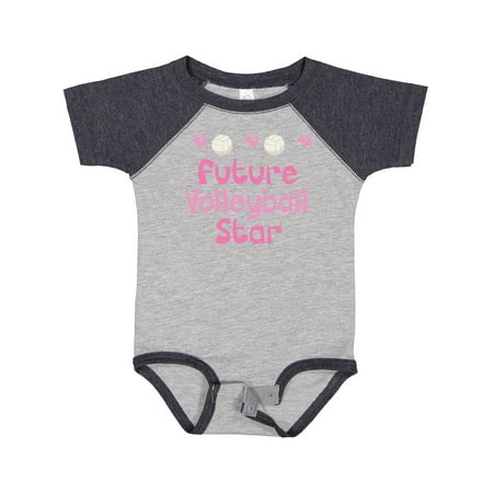 

Inktastic Future Volleyball Star Girls Gift Baby Girl Bodysuit