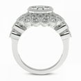 thumbnail image 3 of Silvago Jewel 14K White Gold Plated Diamond Ring - 1.4 Ct Round Cut Lab Created Diamond Ring for Women's - Jewellery Diamond Rings Wedding Sets Past Present Future - Her Birthday Gifts, 3 of 3