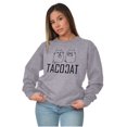 thumbnail image 5 of TacoCat Spelled Backwards is Taco Cat Sweatshirt for Men or Women Brisco Brands S, 5 of 6
