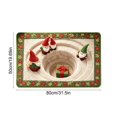thumbnail image 6 of KKOUHVY Christmas Rug, Super Soft Cozy Christmas Door Mat, Non-slipped & Absorbent Xmas Front Door Rug for Indoor Entryway, 20x32 inch, 6 of 6