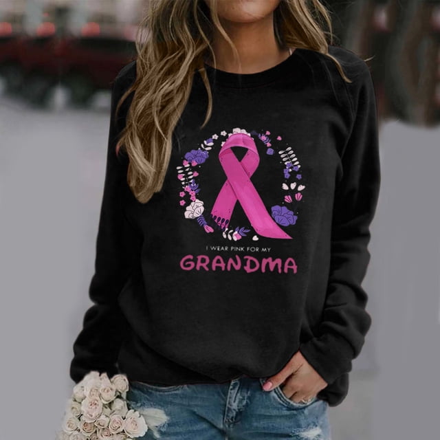 Lenago Chemises pour Femmes Mode Décontractée Manches Longues Col Rond Imprimé Sweat-Shirts pour Femmes en Solde