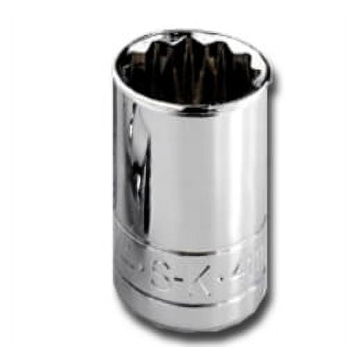 Sk Professional Tools Socket, Steel, Chrome, 20 mm 2320