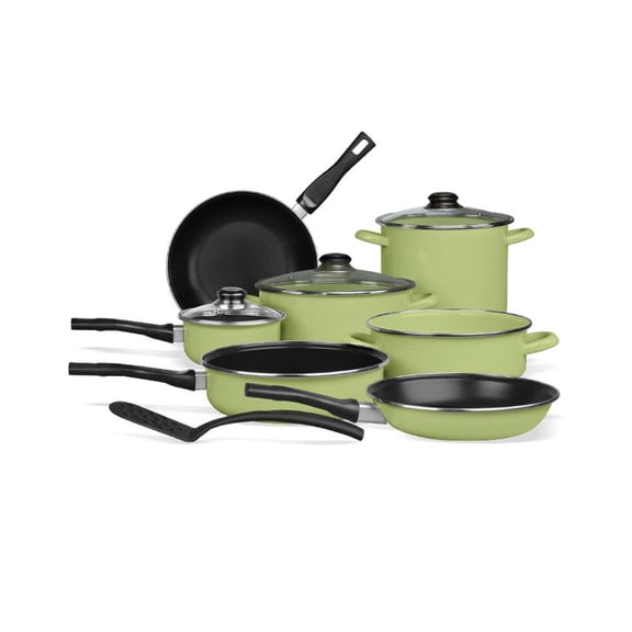 Batería de Peltre Verde Manzana 11 PZAS Cinsa Pontevedra 11 pz