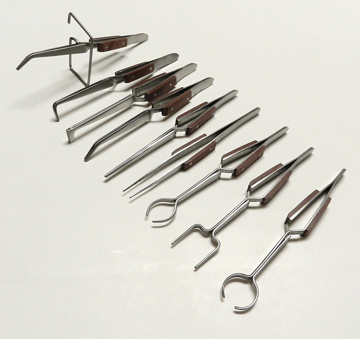 FIBER GRIP TWEEZERS CROSSLOCKING SOLDERING ALL TYPES WORKHOLING