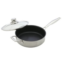 Swiss Diamond 3.1 qt (9.5") Aluminum Nonstick Clad Sauté Pan w/Lid | HD Classic