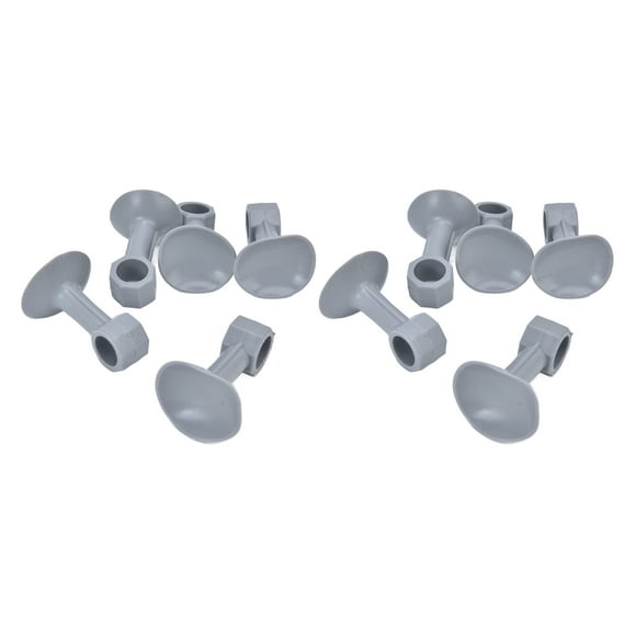 Tope de puerta Sincero goma para lavadora carga frontal gris juego de 10