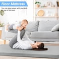 thumbnail image 6 of Memory Foam Camping Mattress Pad,3inch Sleeping Pad for Camping,Non-Slip Bottom Floor Cot Car Mattress Bed with Retaining Portable Roll up Mattress Pad Mat for Travel Truck Guest Bed Tent, 6 of 10