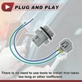 thumbnail image 7 of 1 Set Front Turn Signal Light Socket Wiring for Toyota Tacoma 1998-2000 No.9007599078 Lamp Bulb Pigtail Connector Harness with ​Pre-Wired Plug​​, 7 of 7